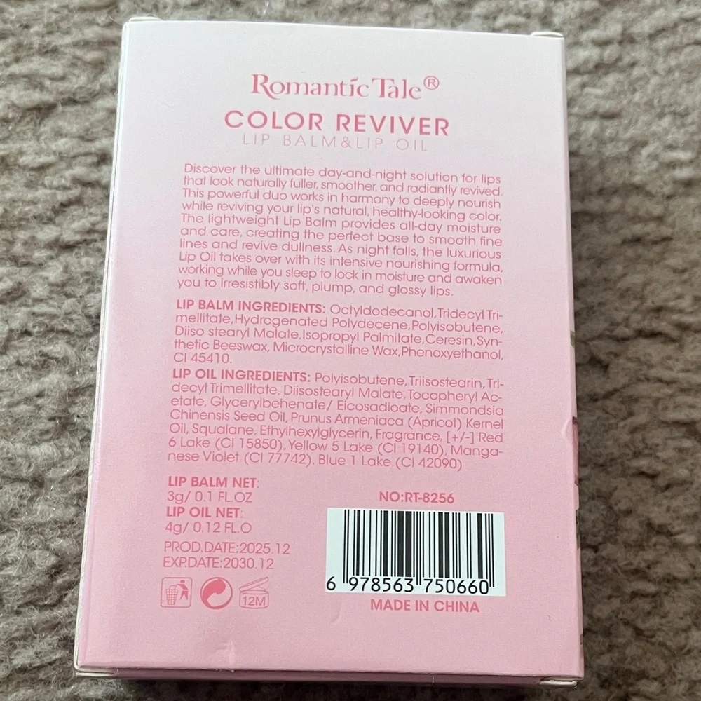 Color Reviver Lip Balm & Lip Oil - Pink